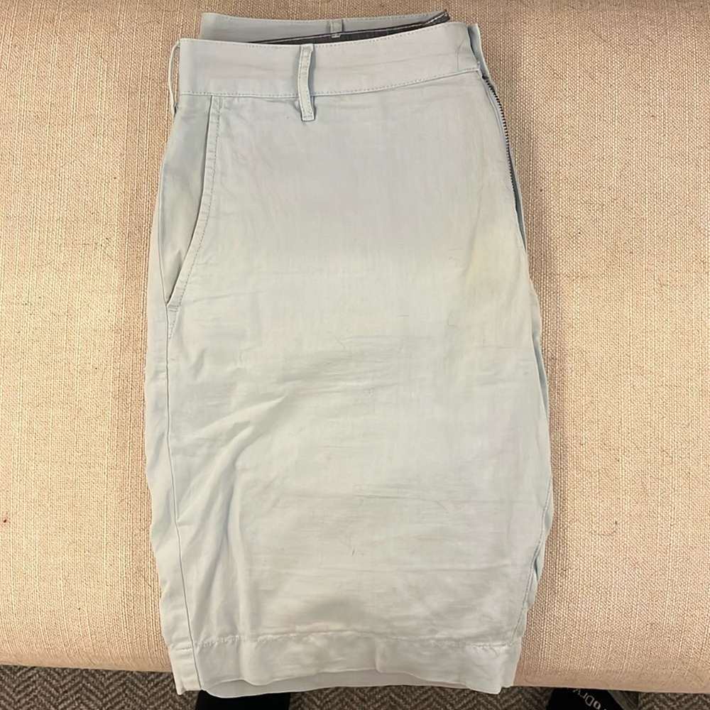 Faherty light blue shorts